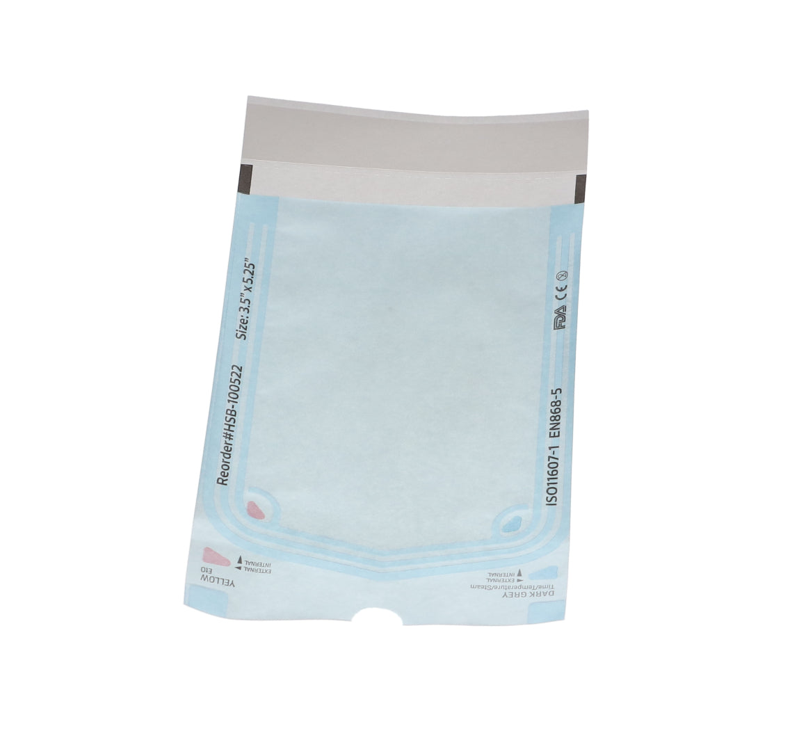 House Brand Dentistry 100522 Self-Sealing Sterilization Pouches 3.50 House Brand Dentistry 100522 Self-Sealing Sterilization Pouches 3.50